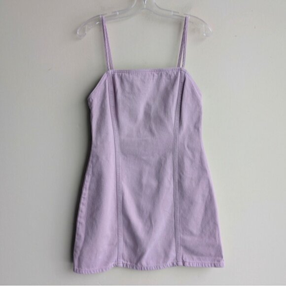 UO BDG purple denim sleeveless mini dress - Picture 2 of 4
